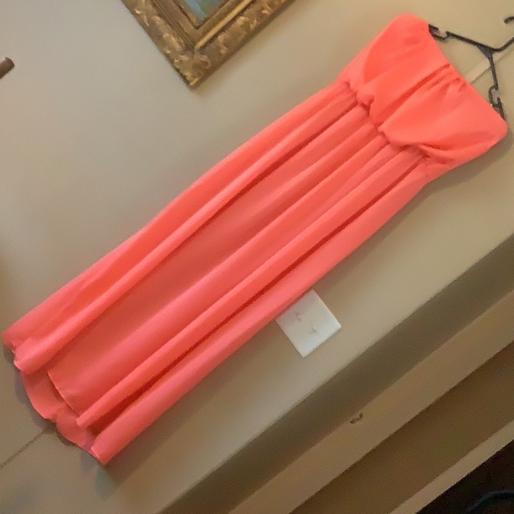 Coral dress
